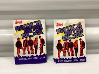 1989 Sealed New Kids On The Block Trading Card Wax Packs