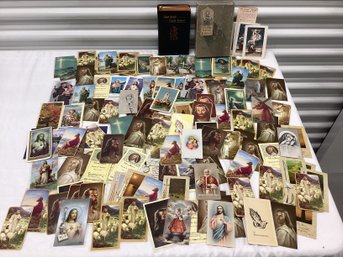 1940s-60s & Other Vintage Mass Cards & St Joseph Missal