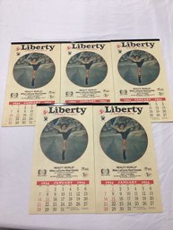 1934 Liberty Advertising Calendars