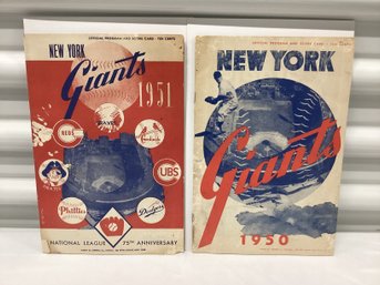 1950 & 51 NY Giants Vs Philly, Vs Brooklyn