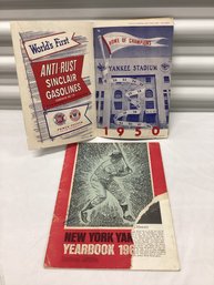 1950 & 1967 NY Yankees Programs