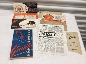 1940s-50s Program, Schedules & Mailings