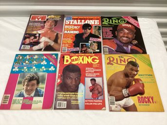 1980s Mike Tyson Boxing & Celebrity Magazines