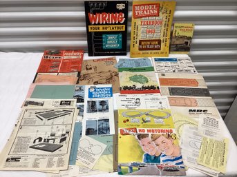 1950s & 60s Model Train & Car Ephemera