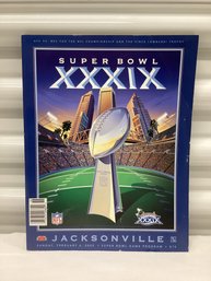 Super Bowl XXXIX Program