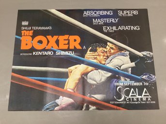 Vintage Original English Movie Poster The Boxer