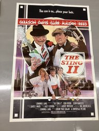 1982 The Sting II Jackie Gleason Original Movie Poster