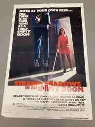 1977 Strange Shadows In An Empty Room Original Numbered Movie Poster