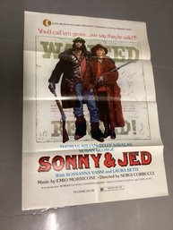 1970s Sonny & Jed Original Movie Poster