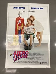 1980 John Ritter Hero At Large Original Movie Poster