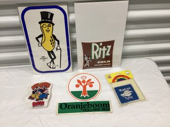 Vintage Advertising Decals, Patches & Labels