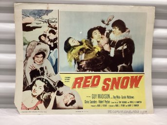 1952 Theatre Lobby Card Red Snow