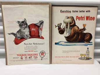 1940s Adorable Animal Ads