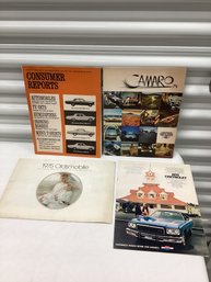 1960s-70s Car Ad Books & Magazines