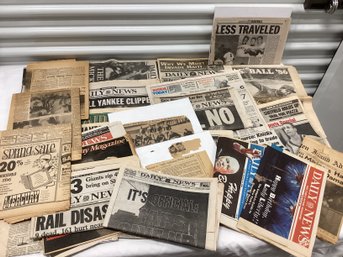 Sports & Entertainment Newspapers & Clippings