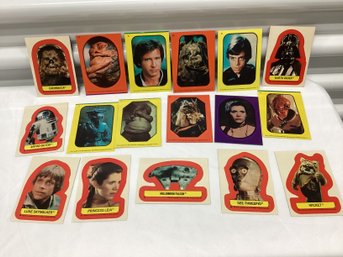 1983 Star Wars Trading Card Stickers