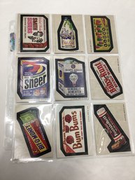 Early 1970s Wacky Packages Trading Card Stickers