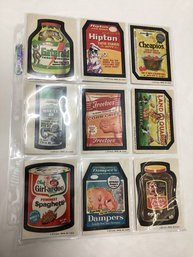 Early 1970s Wacky Packages Trading Card Stickers