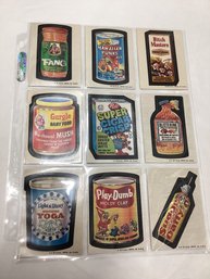 Early 1970s Wacky Packages Trading Card Stickers