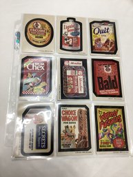 Early 1970s Wacky Packages Trading Card Stickers