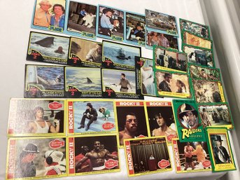 1970-80s Trading Cards Dukes Of Hazard, Jaws 2, Rocky II, Raiders