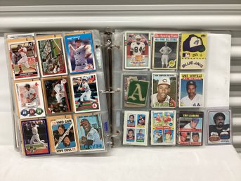 Binder Full Of Sports Cards