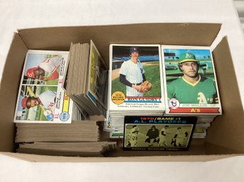 Box Of Vintage Baseball Cards