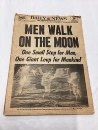 1969 Moon Landing Newspaper