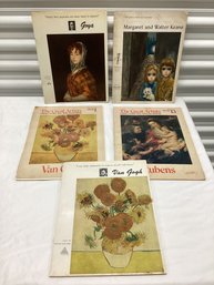 Famous Artist Portfolio Edition Print Books With Color Plates