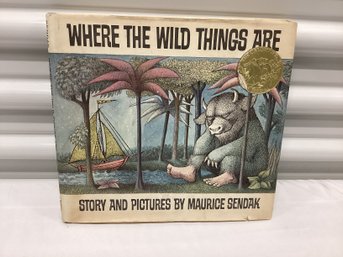 Vintage Where The Wild Things Are Hard Cover With Dust Jacket