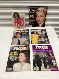 1978 Jackie O Book & Kennedy Magazines