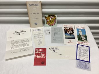 Loyal Order Of The Moose Membership Papers & Pin