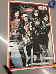 Original 1976 KISS US Tour Poster