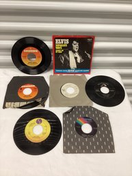 Elvis, Billy Joel, Elton John, Madonna, Johnny Cash 45s