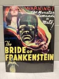 The Bride Of Frankenstein Retro Horror Poster