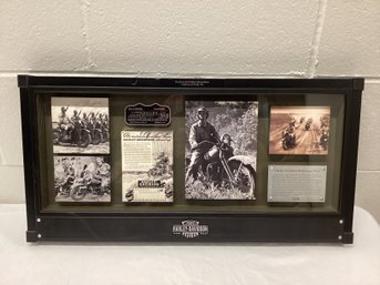 Harley Davidson Dealer Shadow Box