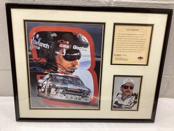 1997 Numbered Dale Earnhardt Plaque With Doug Meythaler Print