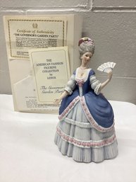 Lenox Governors Garden Party Statue With Box