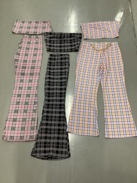 Tube Top & Flare Pants Outfits Some NWT