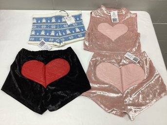 NWT Short Shorts, Boyshorts & Crop Top