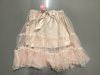 NWT Dolls Kill Sugar Thrillz Fawn Tull Midi Skirt