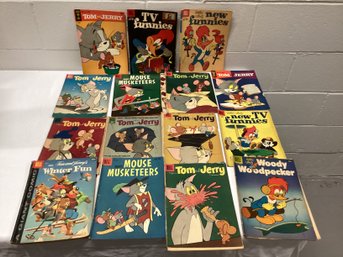 Tom & Jerry Woody Woodpecker Comics Incl. 10 & 12 Cent