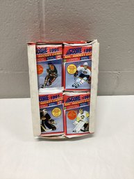 1991 Box Full Of Sealed Score Hockey Card Packs