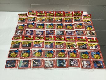 Sealed 1990 Don Russ Baseball Card Packs