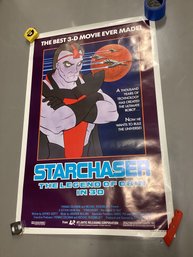 1985 Original Star Chaser The Legend Of Orin In 3D Movie Poster