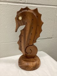 Wooden Seahorse Hand Made In The Philippines