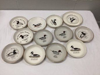 1970s NJ Ducks Unlimited Ashtrays/ Trinket Dishes