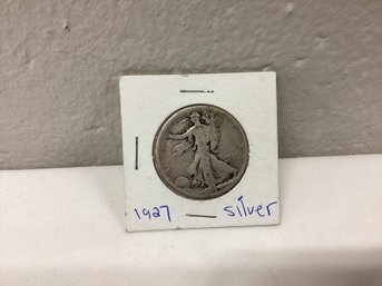 1927 Walking Liberty Silver Half Dollar