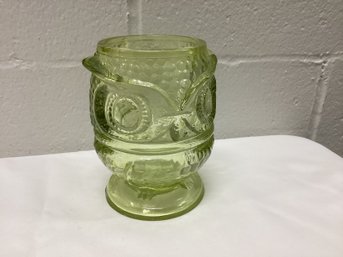 Vintage Glass Owl Jar