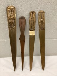 Art Deco Letter Openers Incl. Whitehead Hoag